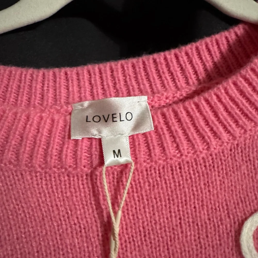 Pink Floral Women's Sweater- NEW